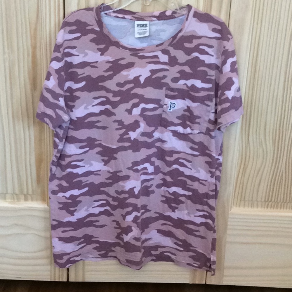 Women’s PINK Camo T Shirt.  Sz. Sm